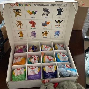 Ty Beanie Babies Teenie Tiny Mini McDonalds Complete Collector Set Rare Vintage